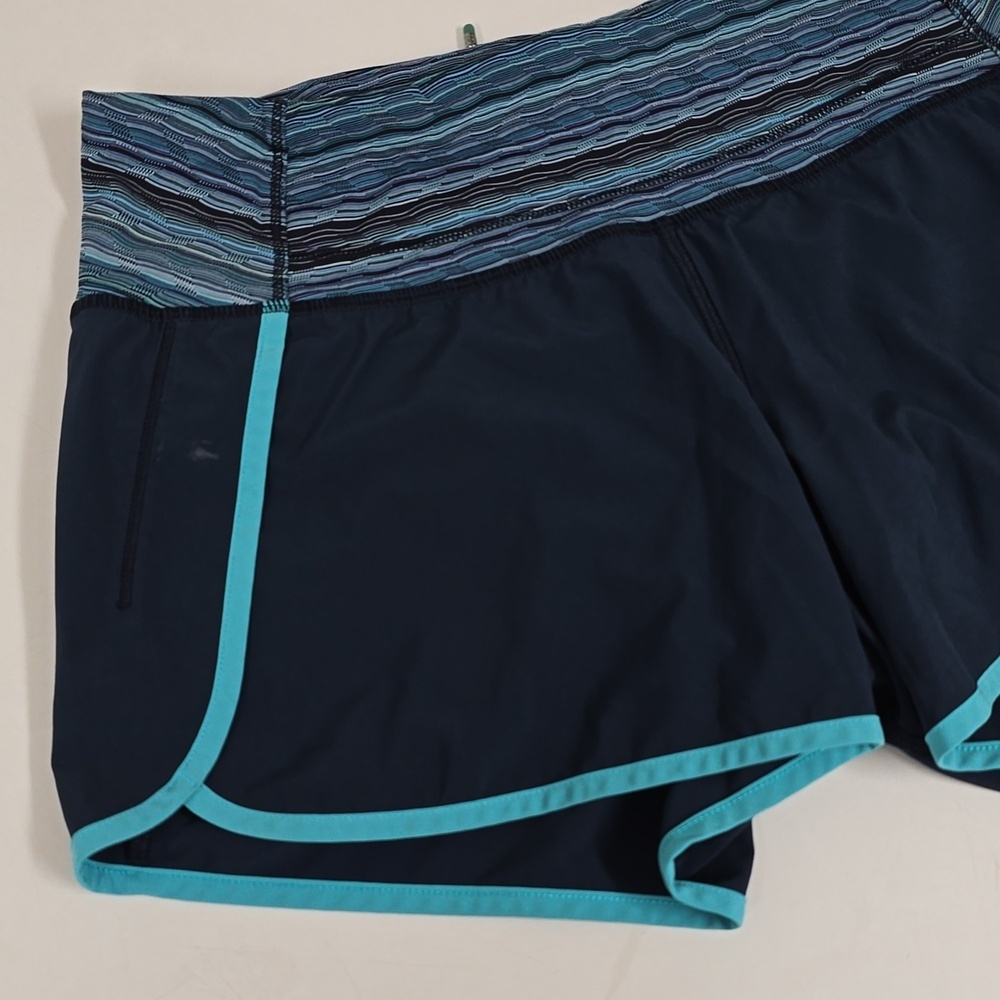 Lululemon Speed Short Size 6 Shorts Blue Navy - Picture 2 of 9
